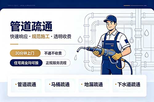 瓦房店管道疏通