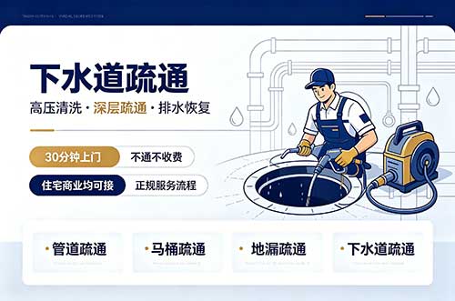 瓦房店下水道疏通