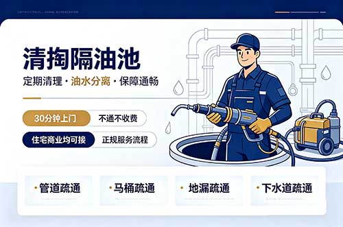 瓦房店清掏隔油池