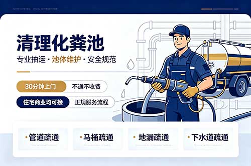 瓦房店清理化粪池